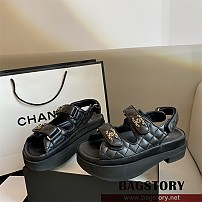 샤넬 CHANEL 여성 신발 힐 샌들 슬리퍼