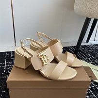버버리 BURBERRY 여성 힐 샌들 슬리퍼