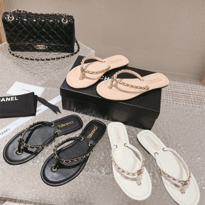 샤넬 CHANEL 힐 샌들 슬리퍼