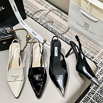 프라다 PRADA 힐 샌들 슬리퍼