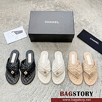 샤넬 CHANEL 힐 샌들 슬리퍼