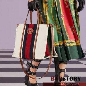 구찌 GUCCI 미디엄 인터로킹 G 토트백 727721