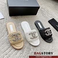 샤넬 CHANEL 힐 샌들 슬리퍼