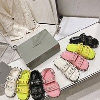 발렌시아가 BALENCIAGA 힐 샌들 슬리퍼