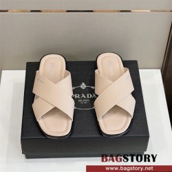 [프라다(Prada) 남성 사피노아 슬리퍼 샌들  - 우아함과 편안함의 완벽한 조화]