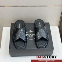 [프라다(Prada) 남성 사피노아 슬리퍼 샌들  - 우아함과 편안함의 완벽한 조화]