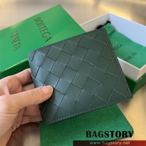 보테가베네타 BV 인트레치아토 투톤 반지갑 605721