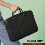 구찌 GUCCI 남성 남자 658573 서류 가방 점보 GG 브리프케이스