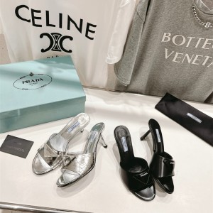 프라다 PRADA 힐 샌들 슬리퍼