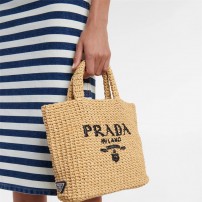 프라다 PRADA  라피아 토트백 스몰 1BG422