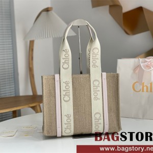 끌로에 Chloe 37cm 우디 토트백 미디움