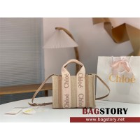 끌로에 Chloe 26cm 우디 스트랩 토트백 스몰