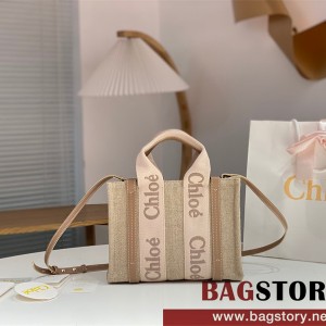 끌로에 Chloe 26cm 우디 스트랩 토트백 스몰
