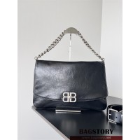 발렌시아가 BALENCIAGA BB SOFT BB 소프트 라지 플랩 백