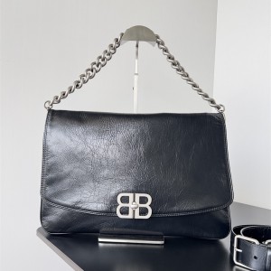 발렌시아가 BALENCIAGA BB SOFT BB 소프트 라지 플랩 백