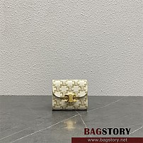 셀린느 CELINE 트리오페 캔버스 반지갑  100782