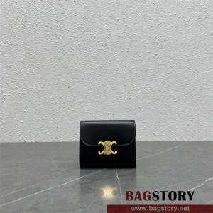 셀린느 CELINE 트리오페 캔버스 반지갑 100782