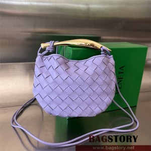 보테가베네타 BOTTEGA VENETA 미니 사르딘 메탈 핸들 미니 크로스백 744267