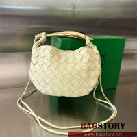 보테가베네타 BOTTEGA VENETA 미니 사르딘 메탈 핸들 미니 크로스백 744267
