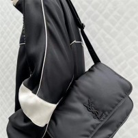 입생로랑 YSL 생로랑  633158 28CM 니키 크링클 레더 미디움 숄더백 나일론