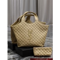 입생로랑 YSL 생로랑 퀼트 램스킨 ICARE 아이케어 맥시 쇼퍼 백 698651