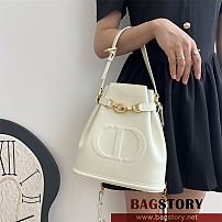 디올 DIOR 신상 C'est 씨에스트 미디엄 버킷백 복조리 24cm