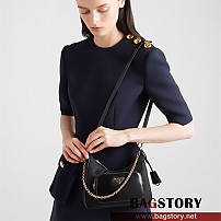 프라다 PRADA 신상  리나일론 프로트 포켓 숄더백 미니
