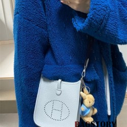 에르메스 HERMES 미니 에블린 토고가죽 TOGO 17CM