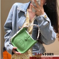 에르메스 HERMES 미니 에블린 토고가죽 TOGO 17CM