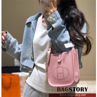 에르메스 HERMES 미니 에블린 토고가죽 TOGO 17CM