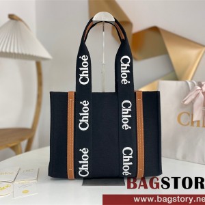 끌로에 Chloe 37cm 우디 토트백 미디움