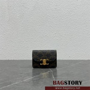 셀린느 CELINE 트리오페 캔버스 카드지갑 101583