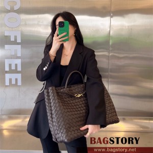 보테가베네타 BV 라지 안디아모 토트백  743575