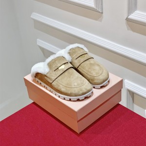 미우미우 MIUMIU 힐 샌들 슬리퍼