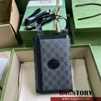 구찌 GUCCI 남성 가방 GG 탑 핸들 월렛 지갑 724358
