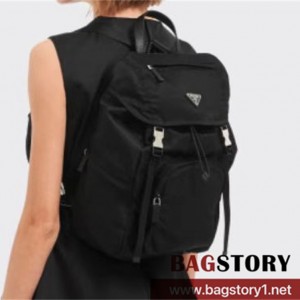 프라다 PRADA  리나일론 백팩 블랙 1BZ039