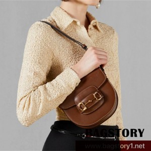 구찌 GUCCI 홀스빗 1955 라운드 미니백 760191