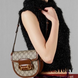 구찌 GUCCI 홀스빗 1955 라운드 미니백 760191