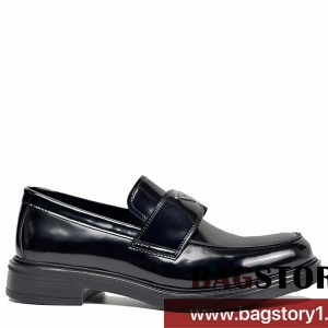 프라다 남자 남성 가죽 로퍼 구두 슈즈