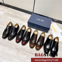 디올 DIOR 남자 남성 가죽 로퍼 구두 슈즈