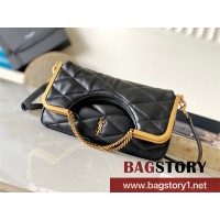 입생로랑 YSL 생로랑  퀼트 처리된 램스킨 소재의 87 754001