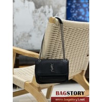 입생로랑 YSL 633151 22CM 니키 크링클 레더 숄더백