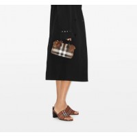 버버리 BURBERRY 미니 체크 볼링 백