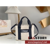 끌로에 Chloe 25cm 우디 스트랩 토트백