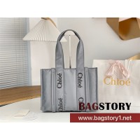 끌로에 Chloe 37cm 우디 토트백 미디움