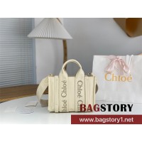 끌로에 Chloe 26cm 우디 스트랩 토트백 스몰