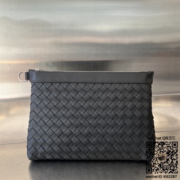 보테가베네타 BV  스몰 인트레치아토 지퍼 파우치 651852