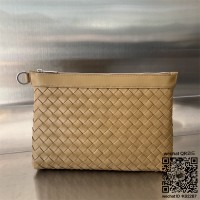 보테가베네타 BV 스몰 인트레치아토 지퍼 파우치 651852