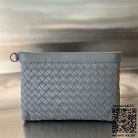 보테가베네타 BV 스몰 인트레치아토 지퍼 파우치 651852