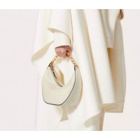 발렌티노 Valentino 브이로고 문 스몰 소프트 그레인 송아지 가죽 체인 호보 백